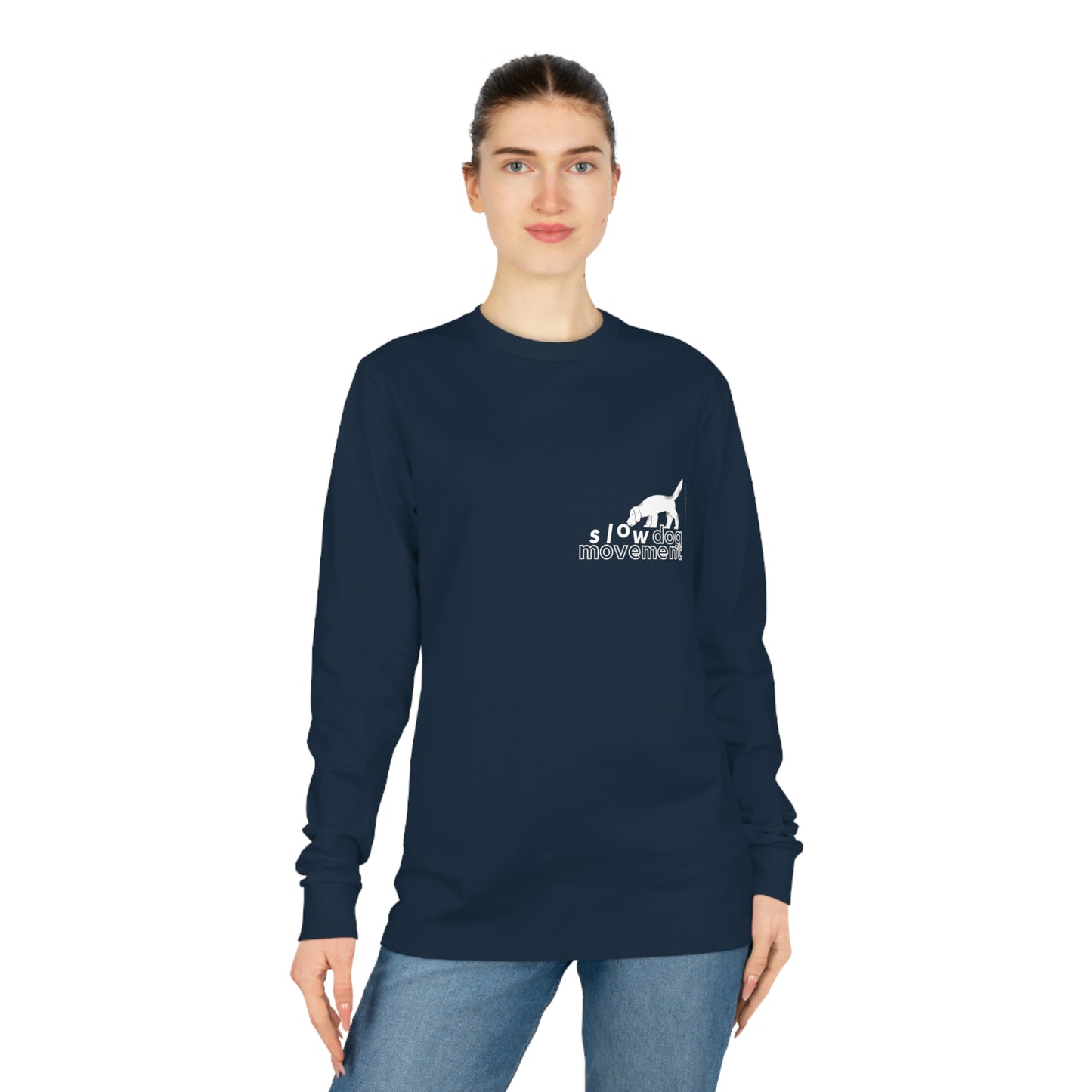 Classic Long Sleeve Tee with ">manifesto" Design