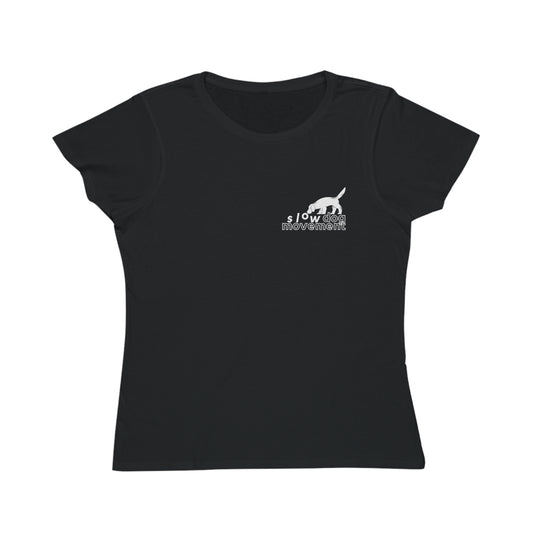 Classic Women's T-shirt with ">manifesto" Design