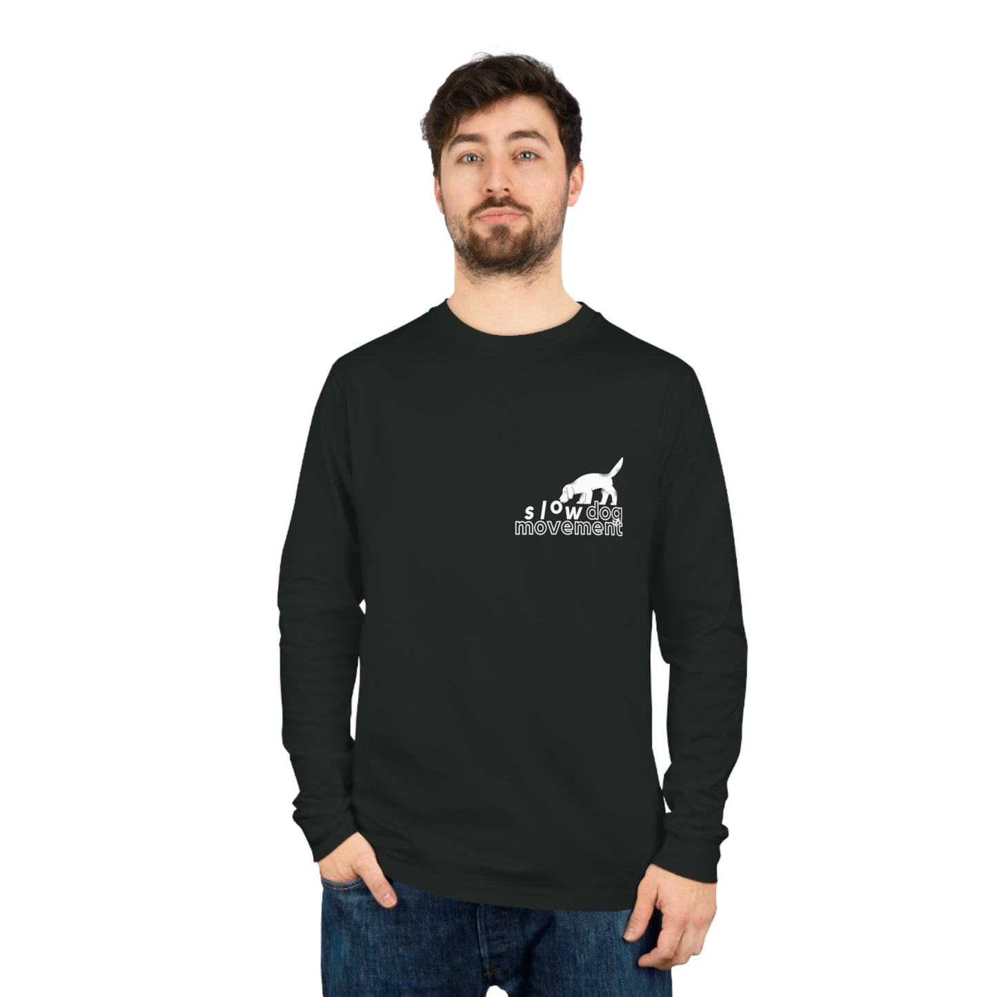 Classic Long Sleeve Tee with ">manifesto" Design