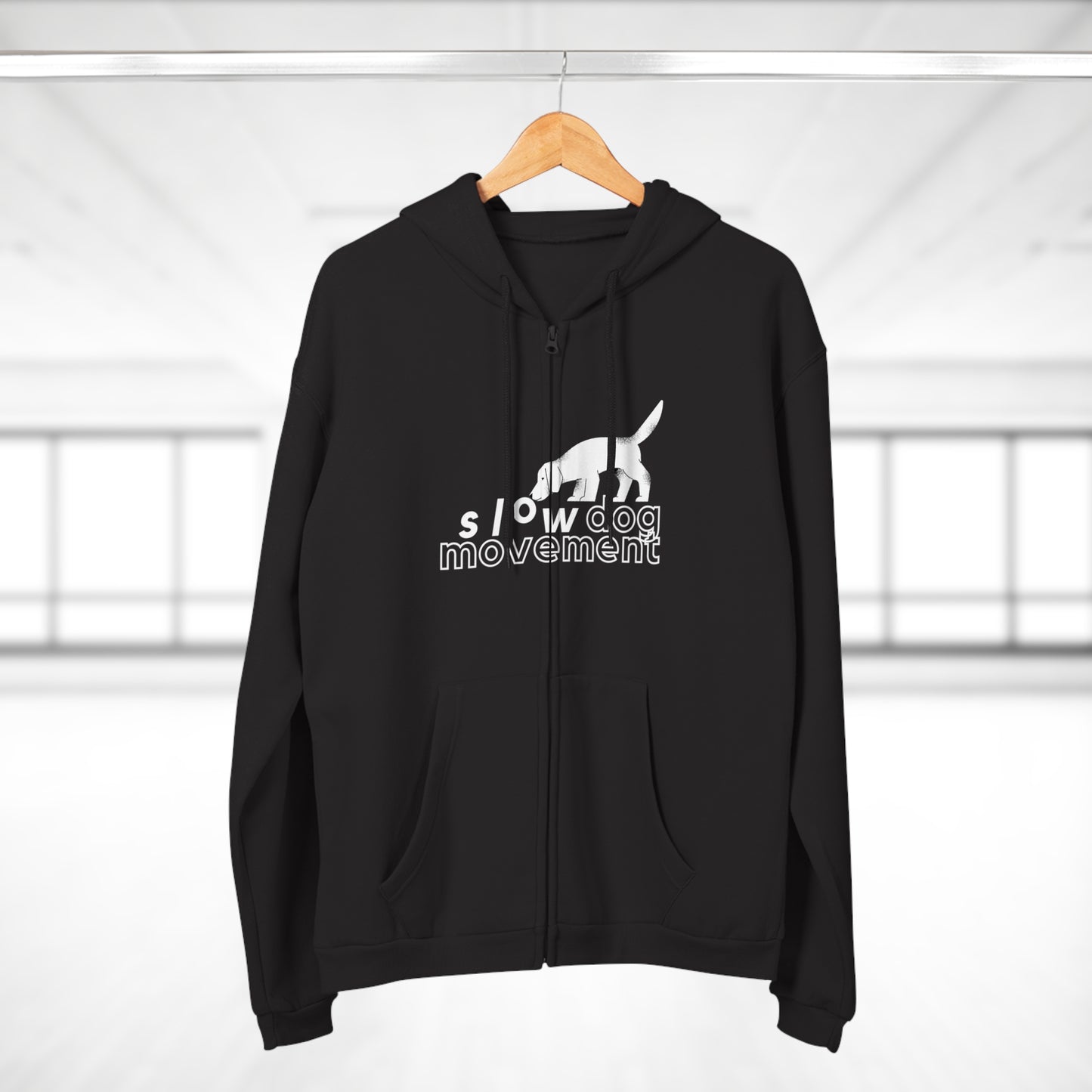 Classic Unisex Zip Hoodie with ">manifesto" Design
