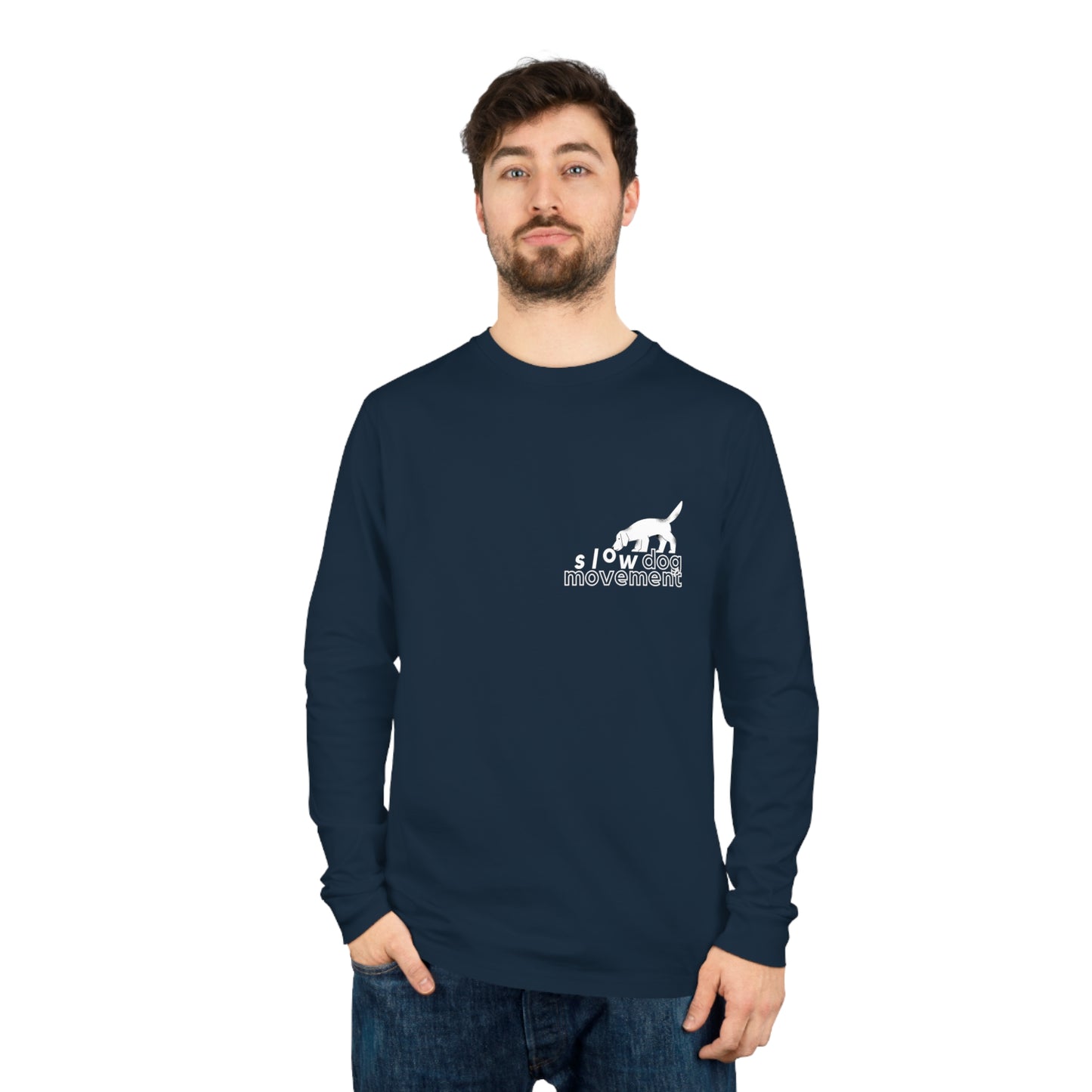 Classic Long Sleeve Tee with ">manifesto" Design