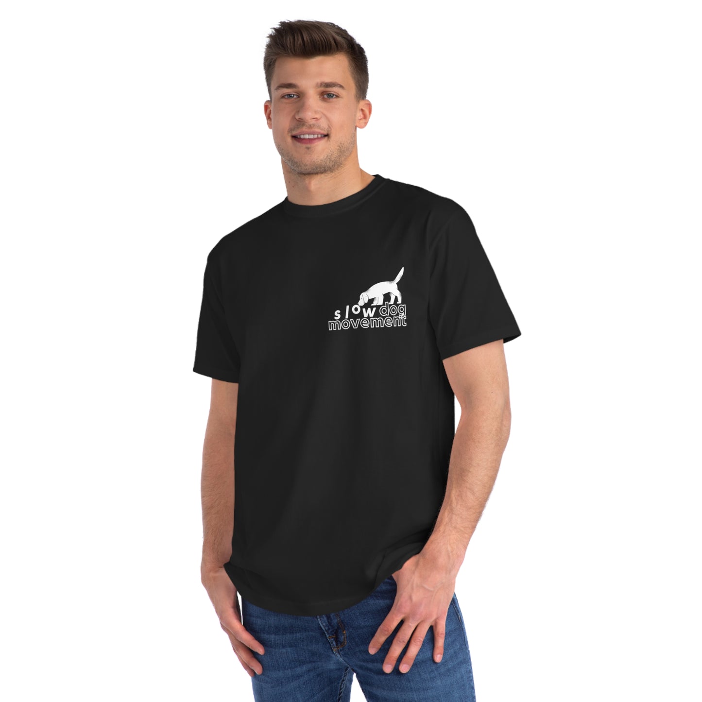 Classic Unisex T-Shirt with ">manifesto" Design