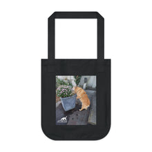 Load image into Gallery viewer, &#39;SLOW wear&#39; Organic Canvas Tote Bag feat. original art by member Silke Strasser
