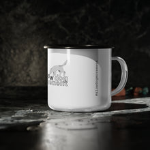 Load image into Gallery viewer, &#39;SLOW wear&#39; double hashtag Enamel Camp Cup
