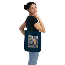 Load image into Gallery viewer, &#39;SLOW wear&#39; Organic Canvas Tote Bag feat. original art by member Silke Strasser
