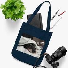 Load image into Gallery viewer, &#39;SLOW wear&#39; Organic Canvas Tote Bag feat. original art by member Helen Nix
