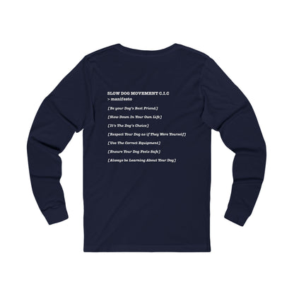 Classic Long Sleeve Tee with ">manifesto" Design