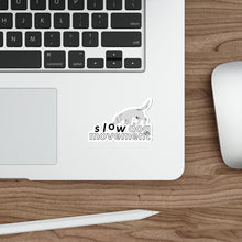 Charger l&#39;image dans la galerie, &#39;SLOW wear&#39; SLOW DOG MOVEMENT© logo Die-Cut Stickers
