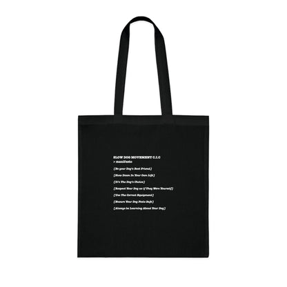 Classic Tote Bag with ">manifesto" Design