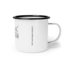 Load image into Gallery viewer, &#39;SLOW wear&#39; double hashtag Enamel Camp Cup
