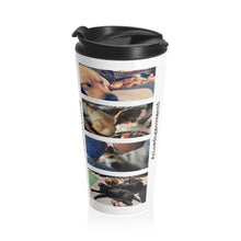 Load image into Gallery viewer, &#39;SLOW wear&#39; #socialsleeping Stainless Steel Travel Mug
