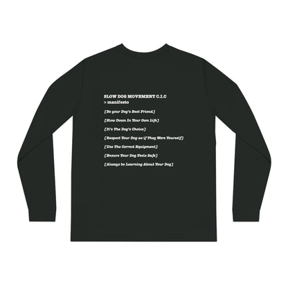 Classic Long Sleeve Tee with ">manifesto" Design