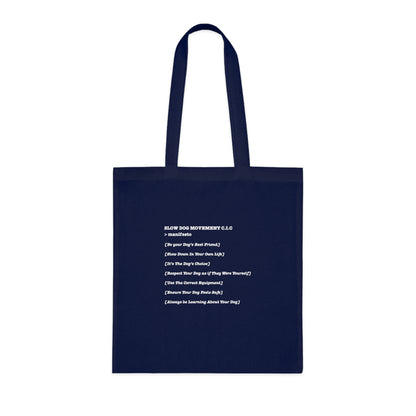 Classic Tote Bag with ">manifesto" Design