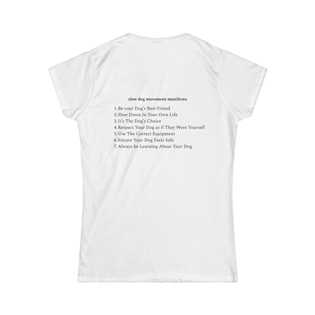 Classic Women's T-shirt with "<Manifesto" Design