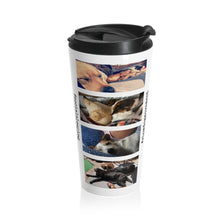 Load image into Gallery viewer, &#39;SLOW wear&#39; #socialsleeping Stainless Steel Travel Mug
