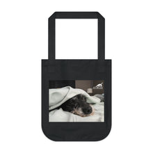 Load image into Gallery viewer, &#39;SLOW wear&#39; Organic Canvas Tote Bag feat. original art by member Helen Nix
