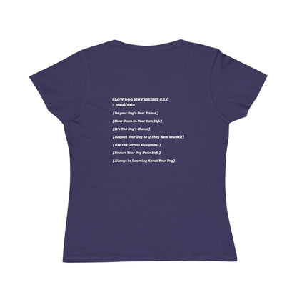 Classic Women's T-shirt with ">manifesto" Design